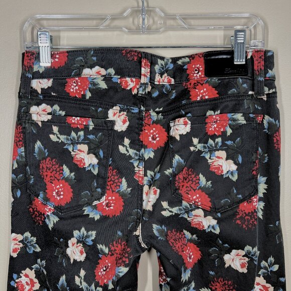 Level 99 Liza Skinny Floral Print Jeans • Size 28 - Picture 5 of 8